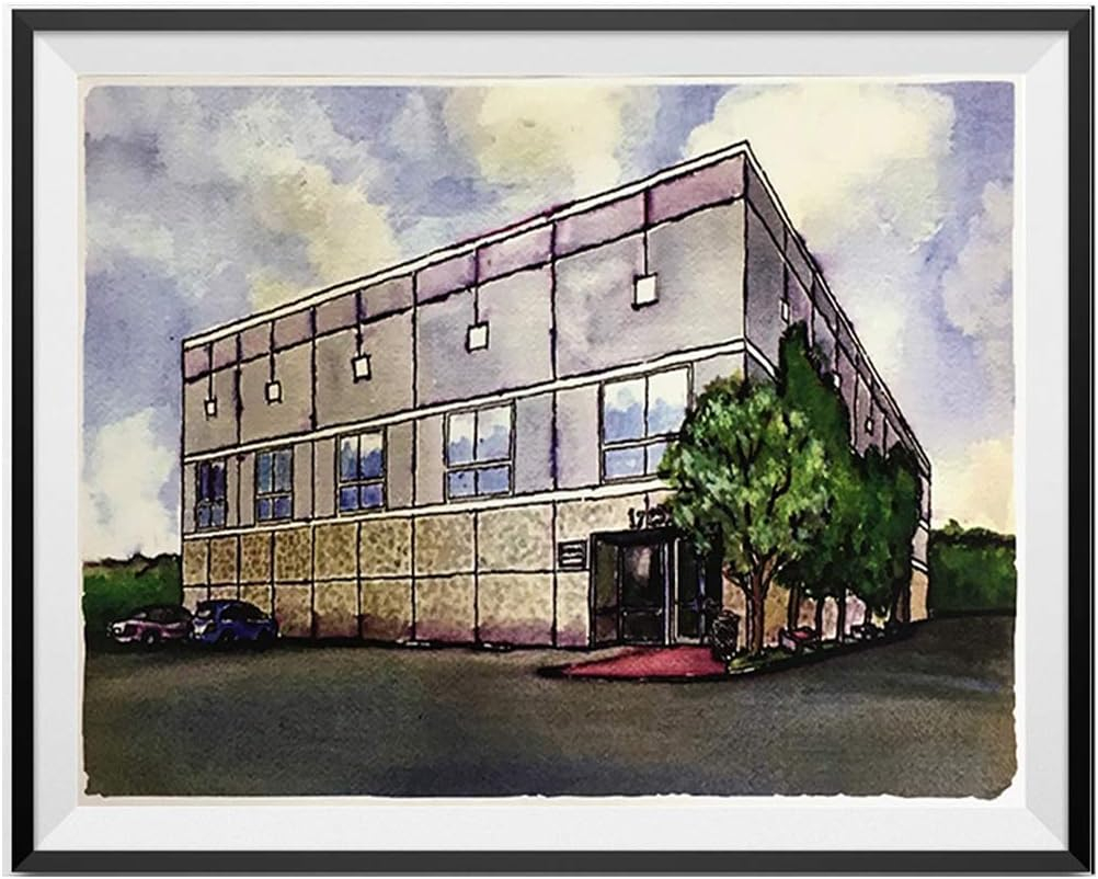 Pam Beesly Dunder Mifflin Watercolor Painting Poster 11 x 17