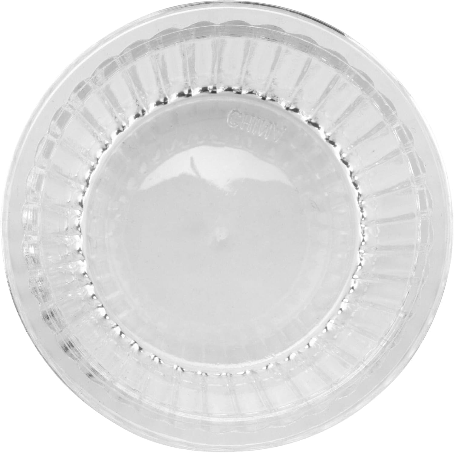 G.E.T. ER-001-CL 1 oz. Fluted Ramekin, Break Resistant, San, Clear (Pack of 12)