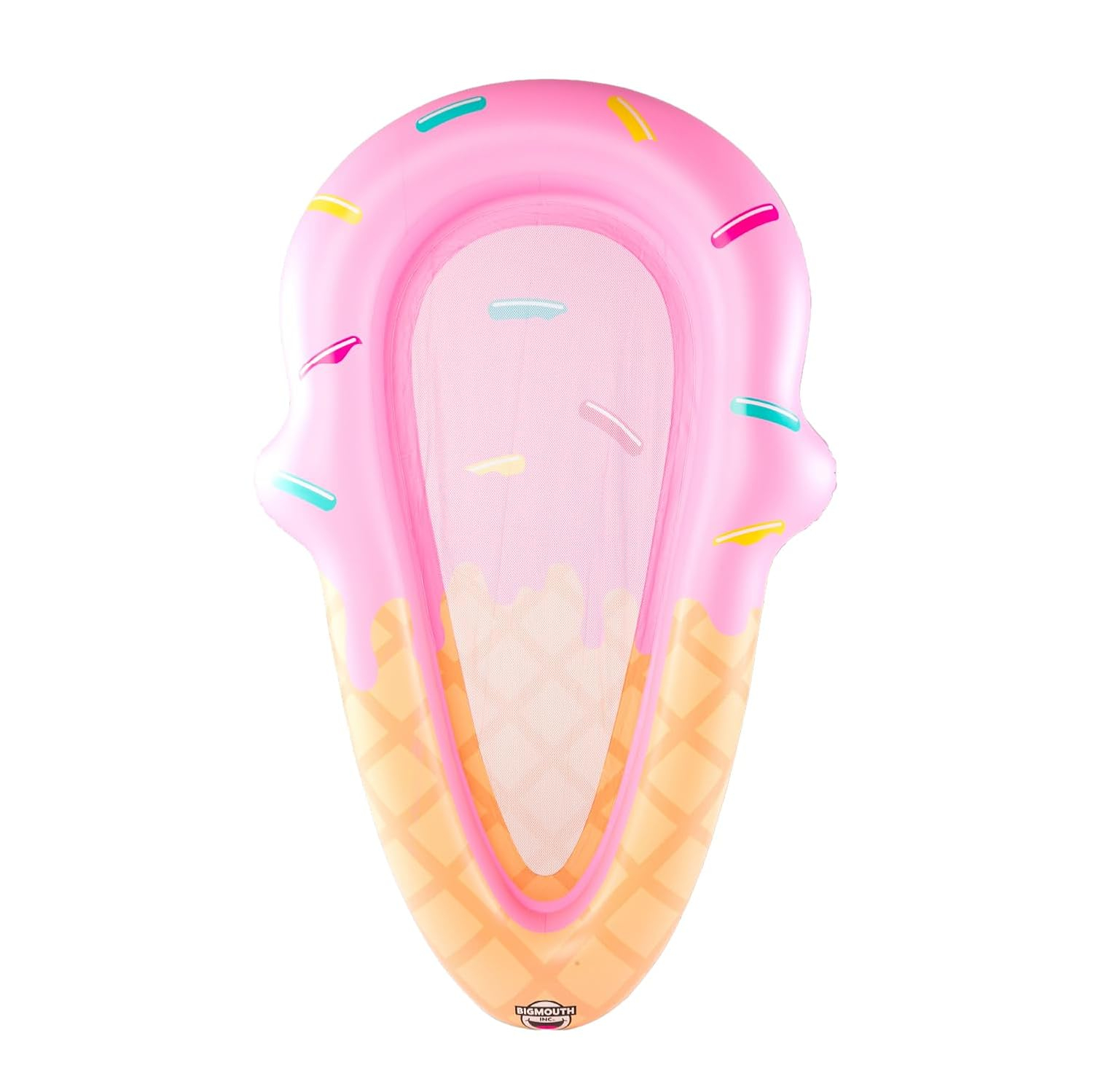 BigMouth Inc. Large Funny Inflatable Raft, Guarded Sides & Headrest, 6 ft Long Heavy Duty Pool Float