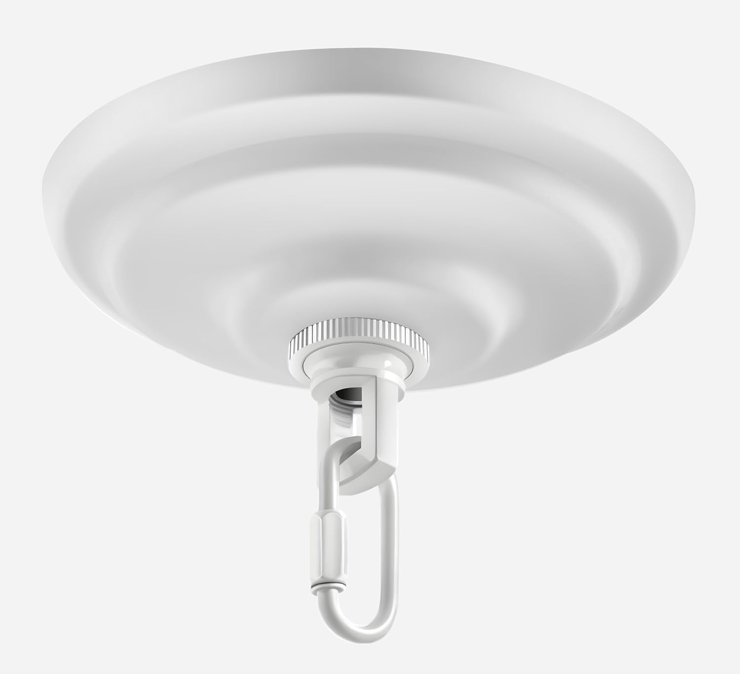 5-5/16 Inches Light Canopy Kit with Heavy Duty, Replacement Cover Plate with Mounting Hardware for Chandelier, Pendant Light, Swag Light, Ceiling Fan, Flower Basket or DIY Projects (Chrome)