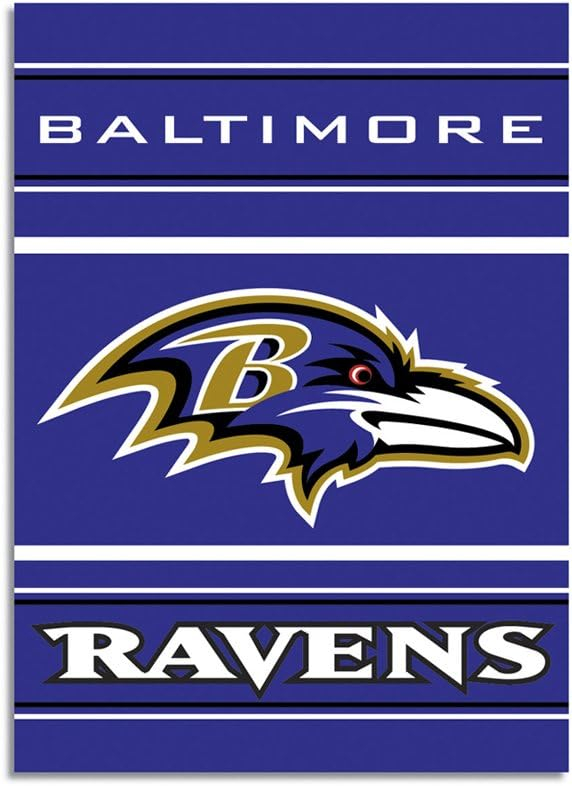 Baltimore Ravens 28" x 40" Multi-Color Polyester House Banner