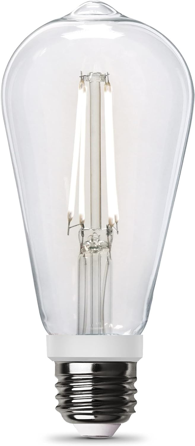 Feit Electric ST19 E26 (Medium) LED Motion Activated Bulb Daylight 60 Watt Equivalence 1 pk