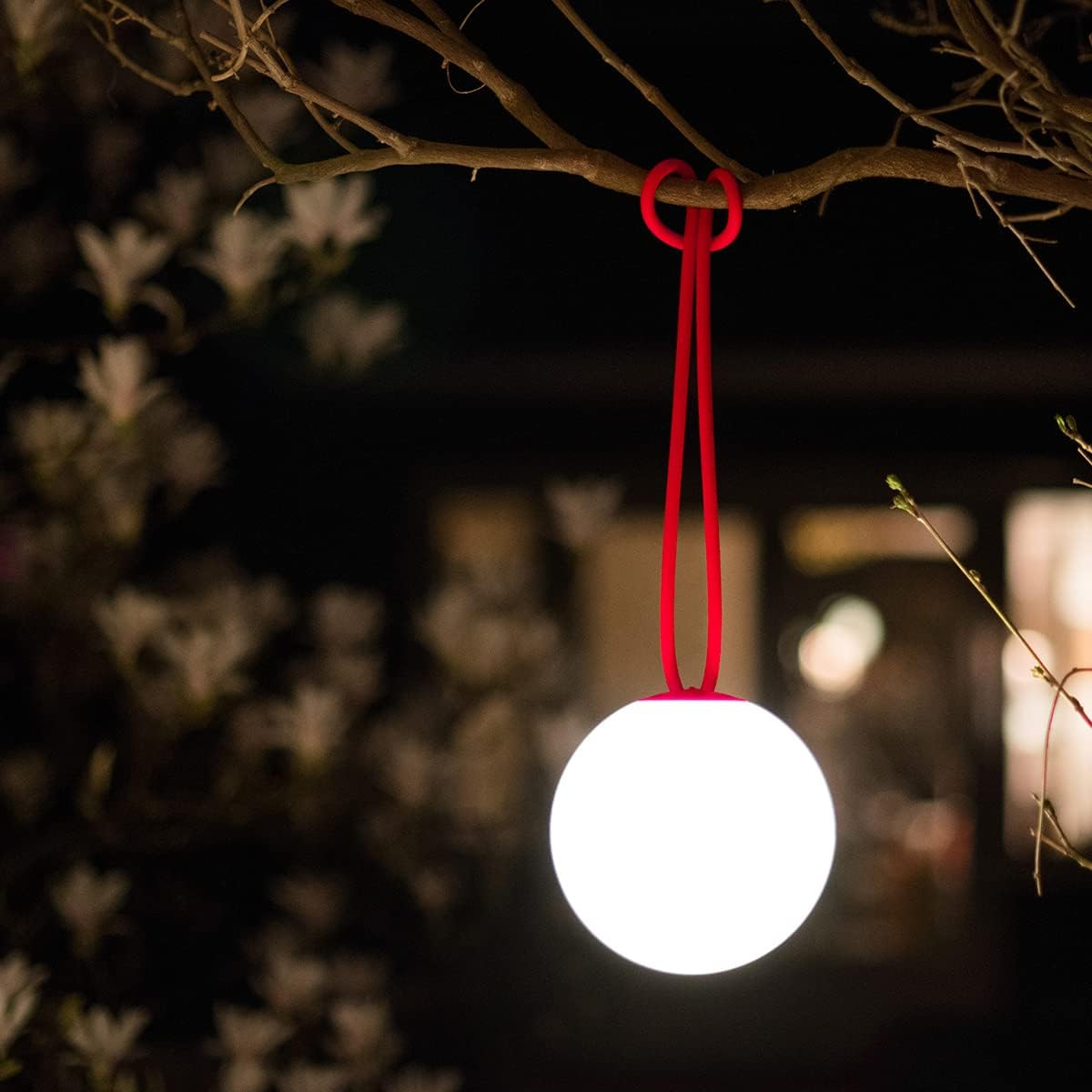 Taupe Cordless LED Hanging and Freestanding Light