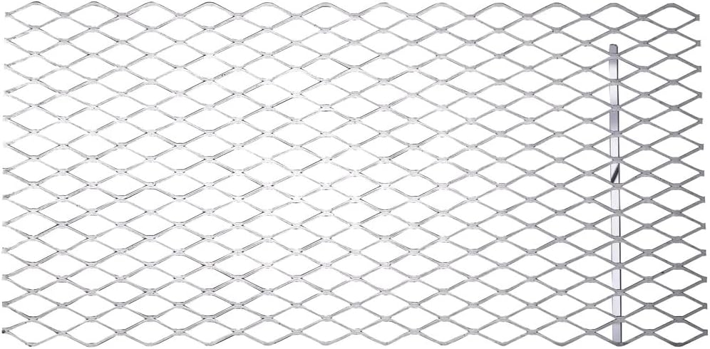 24" x 12" Plain Steel Expanded Metal Sheet