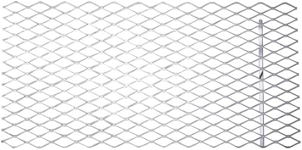 24" x 12" Plain Steel Expanded Metal Sheet