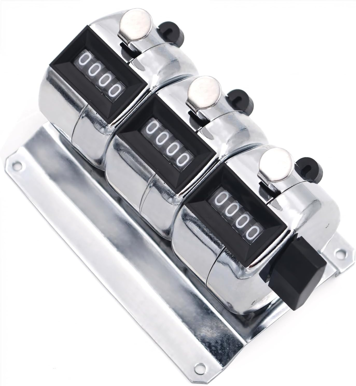 Toptie 3-Unit Desktop Tally Counter, Counter Clicker with Base, for Event, People, Inventory