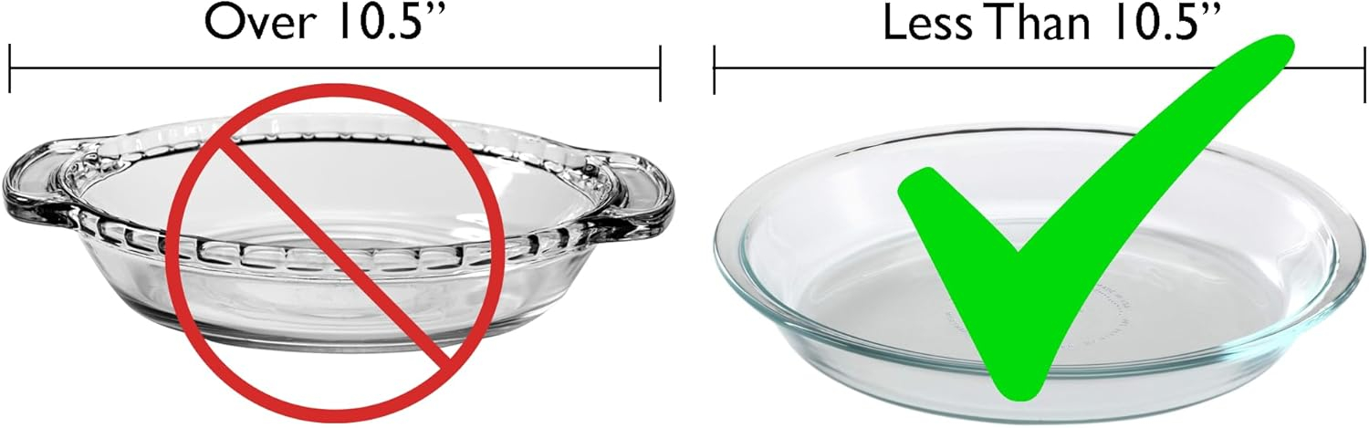 Clear BPA-Free Round Pie and Cake Storage Box with Adjustable Shelves