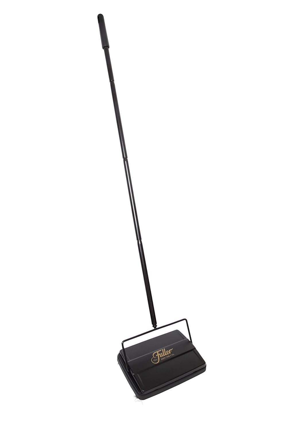 Black Metal Electrostatic Carpet and Floor Sweeper