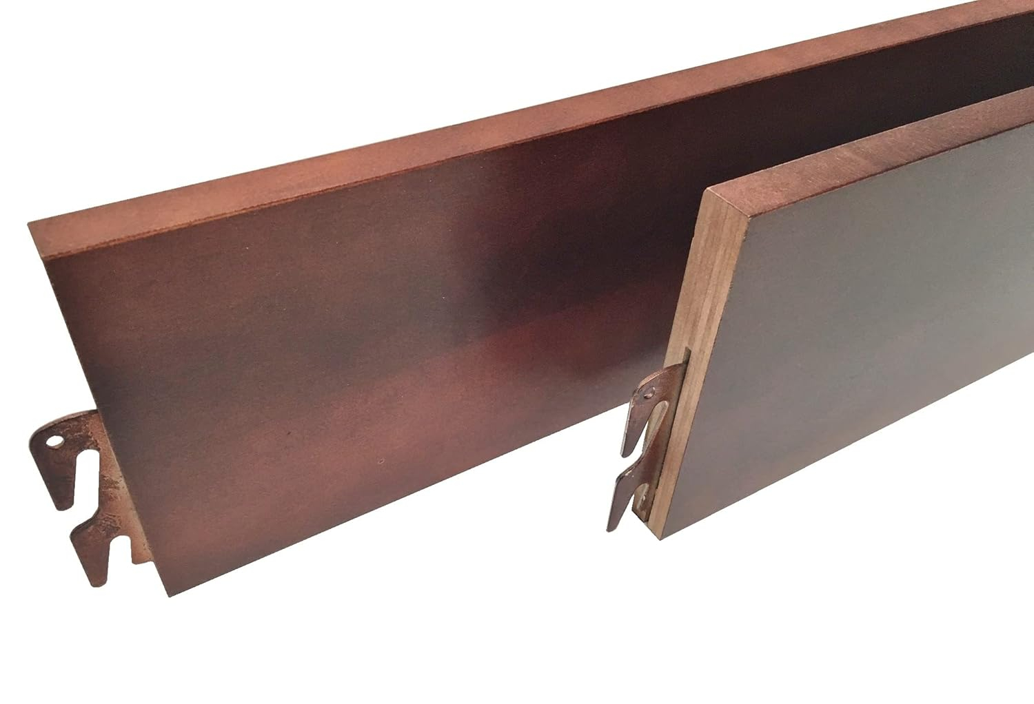 B&H Panel Wooden Bed Rails, Cherry Finish, Hook-On