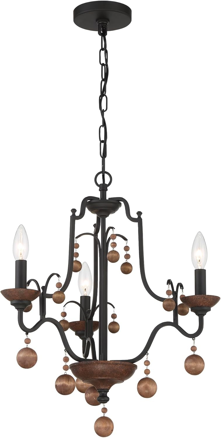Minka Lavery - Colonial Charm - 3 Light Chandelier-21.5 Inches Tall and 18.75