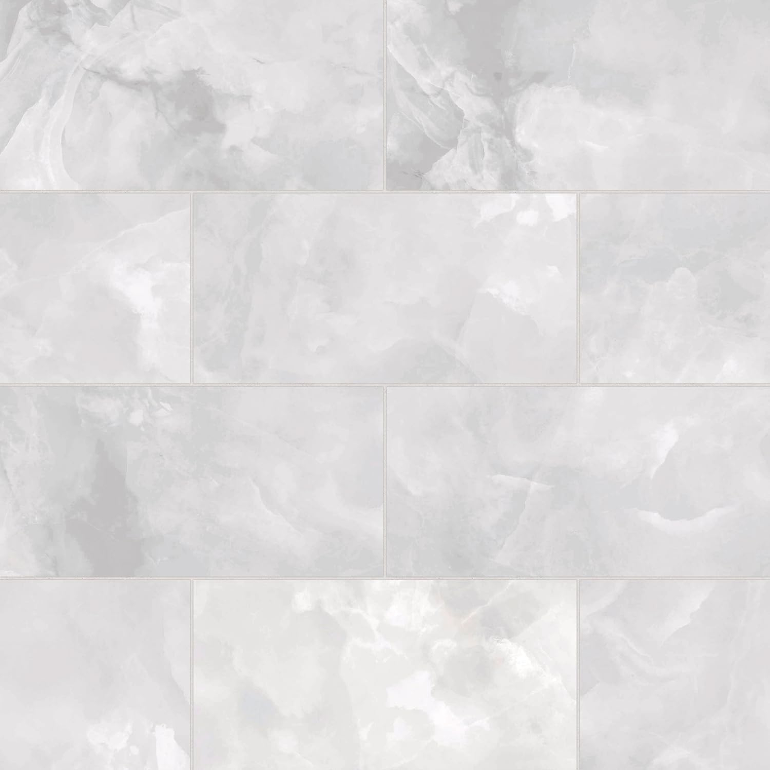 Bedrosians Gemma 12" x 24" Porcelain Marble Look Wall & Floor Tile