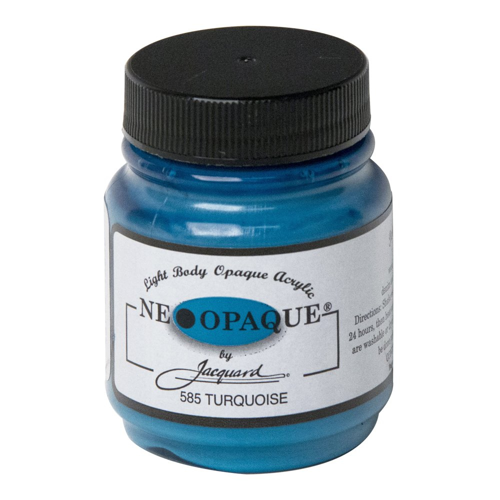 Turquoise 2.25 oz Acrylic Paint for Textiles and Crafts