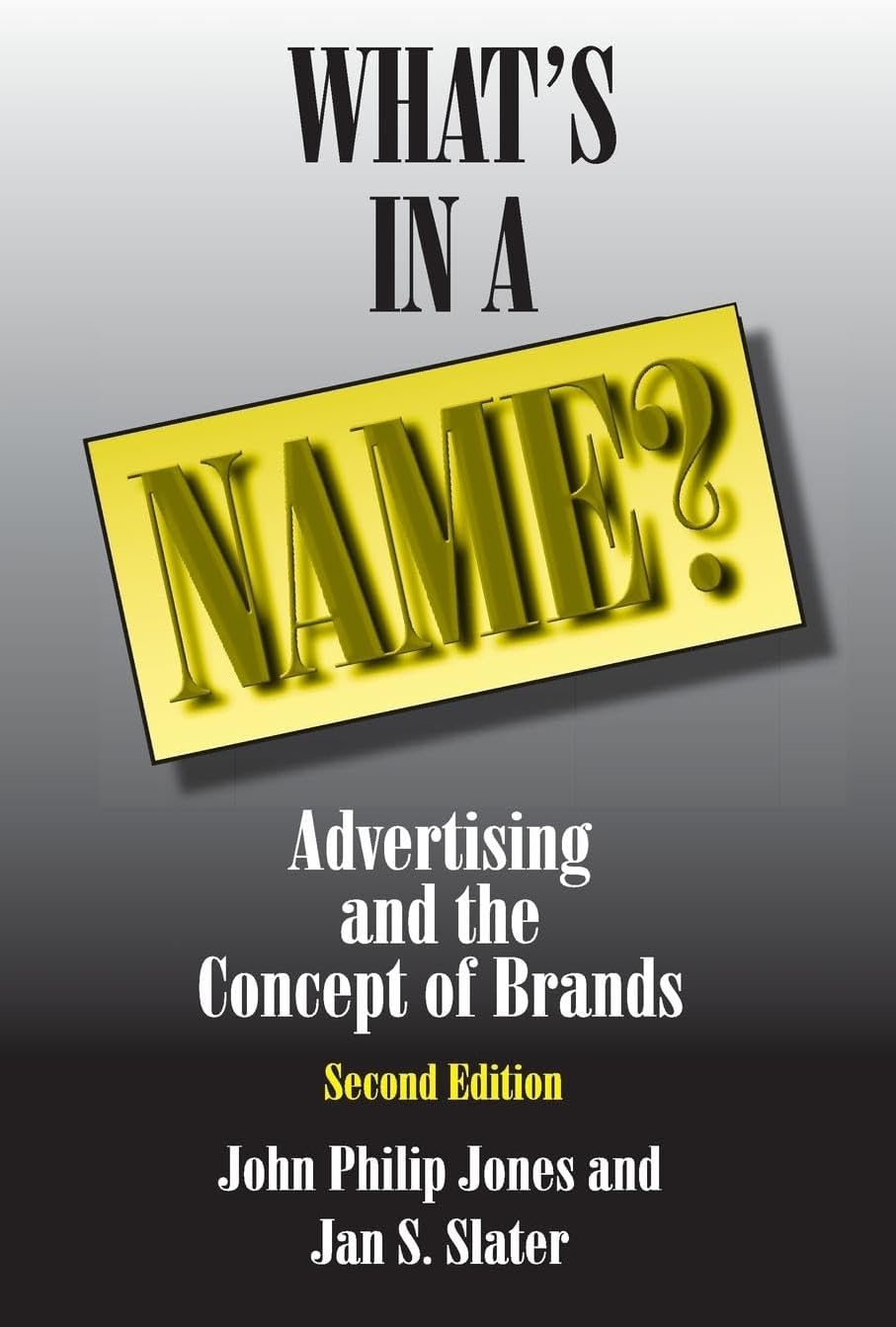 What's in a Name?: Advertising and Branding Concepts Book