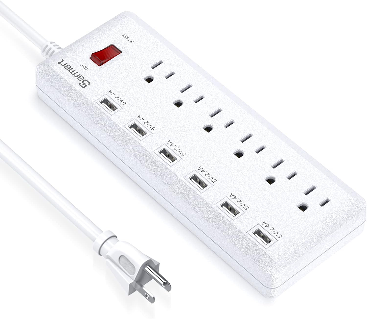 Tripp Lite TLP664USBB Protect It! 6-Outlet Surge Protector with 4 USB Ports, 6ft Cord