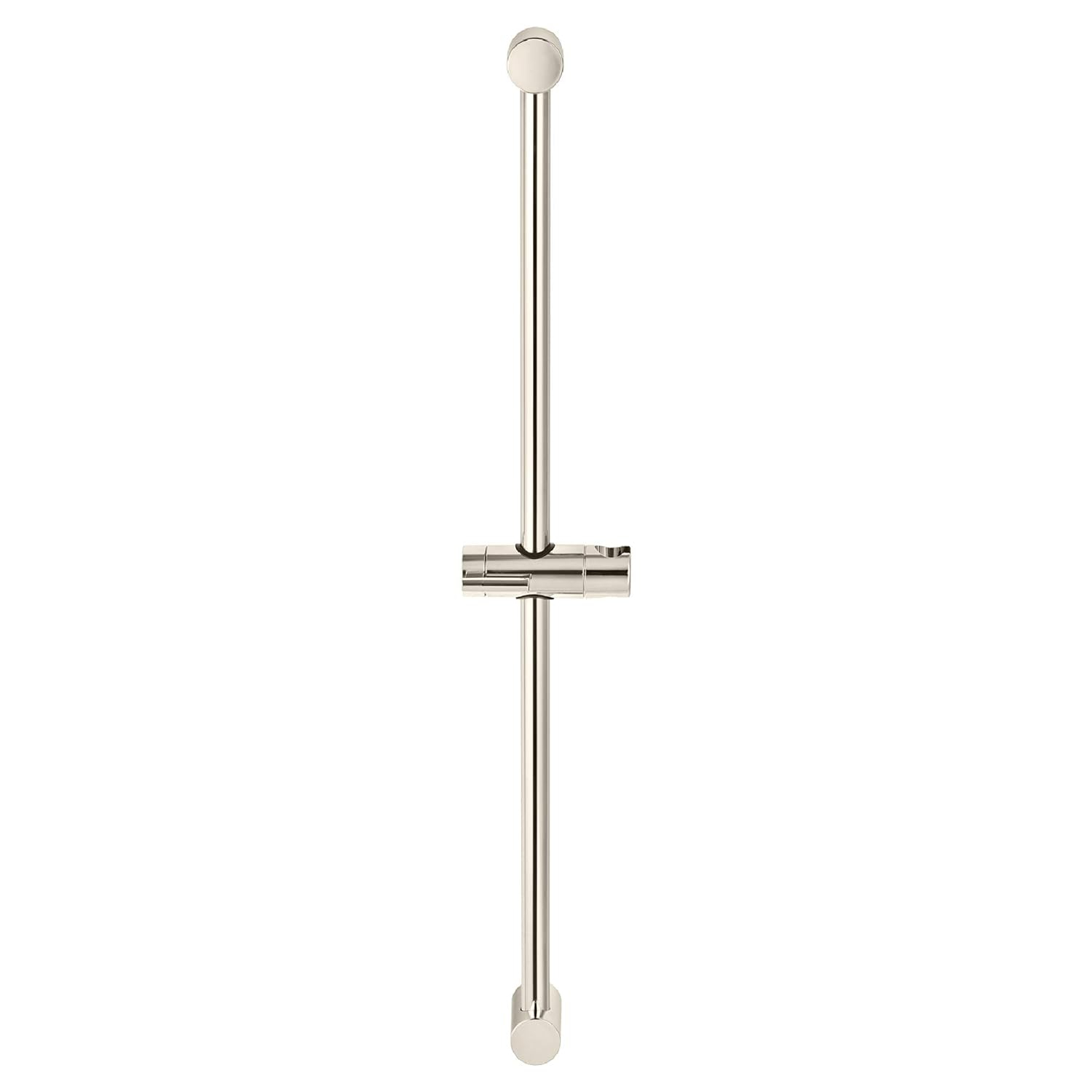 American Standard 1660730.013 Round Handheld Shower Head Slide Bar 30 inch, Polished Nickel