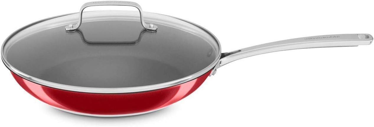 KitchenAid Stainless Steel 12" Nonstick Skillet with lid (KC2S12KNPC)