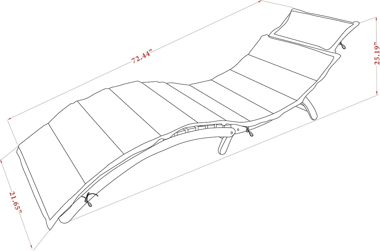 East West Furniture Outdoor Garden Summing Pool Outdoor Lounge Chairs - Helena Sun Lounger Chair