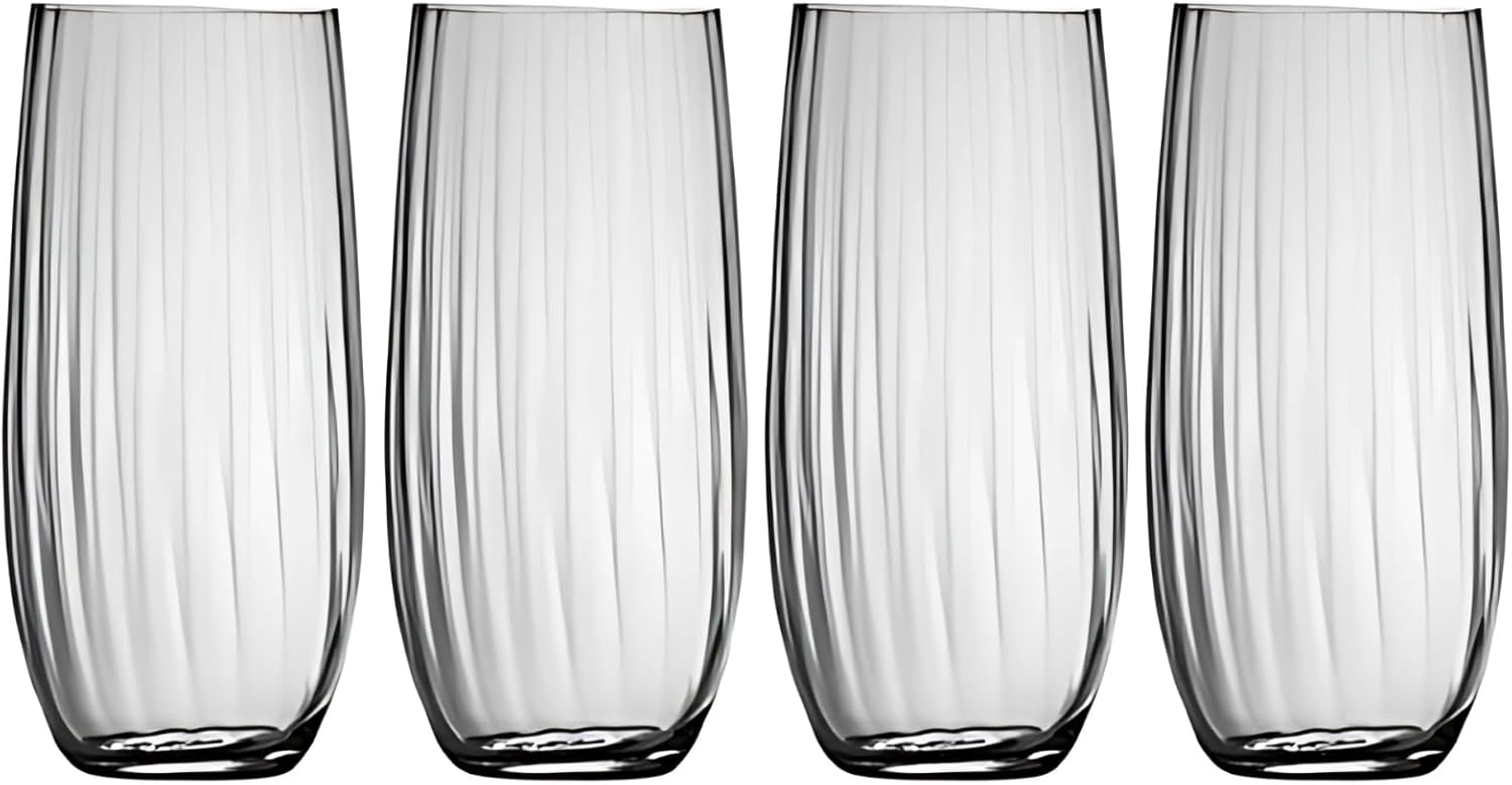 Galway Crystal Erne 14oz. Crystal Highball Glass Set