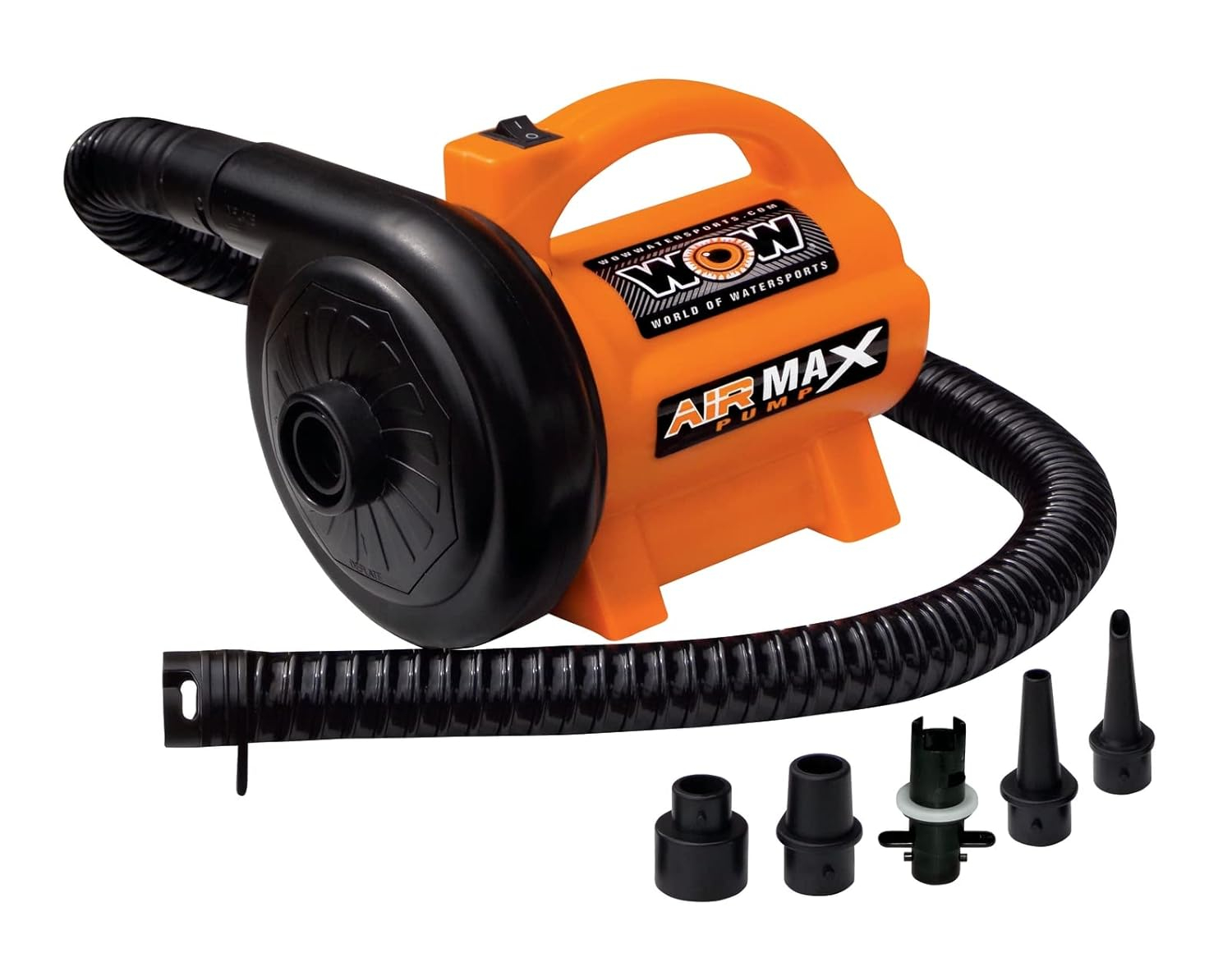 Wow Sports 120V Air Max Pump with 12' Power Cord, 1 Piece for Watersports inflatables