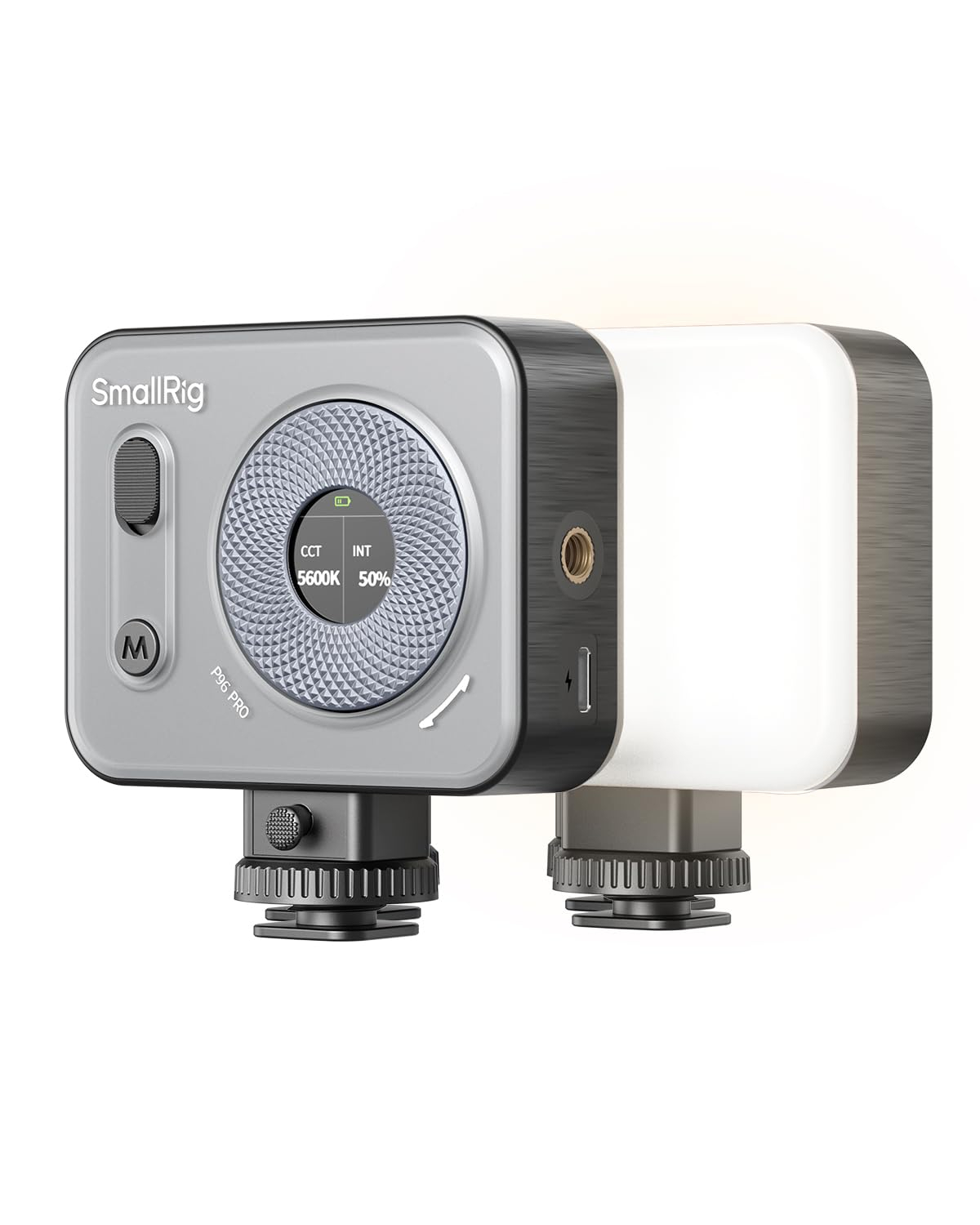 SMALLRIG Vibe P96 Pro Led Video Light, Portable Camera Light for Photography, Cold Shoe Light, CRI95+, 2500-6500K, 5 Effects, Fill Light Accessories for Content Creator, Streaming Black 4660