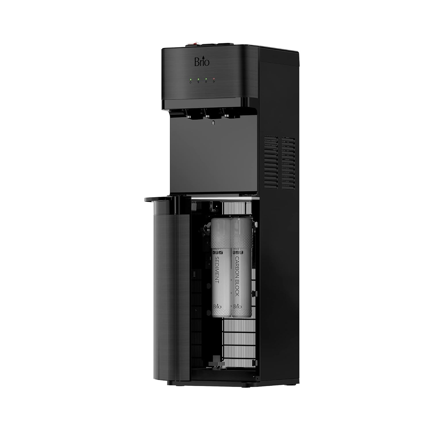Brio 500 Series 2-Stage Filtration Water Dispenser Tri-Temp Digital, Connects to your water line, Height 41.05"
