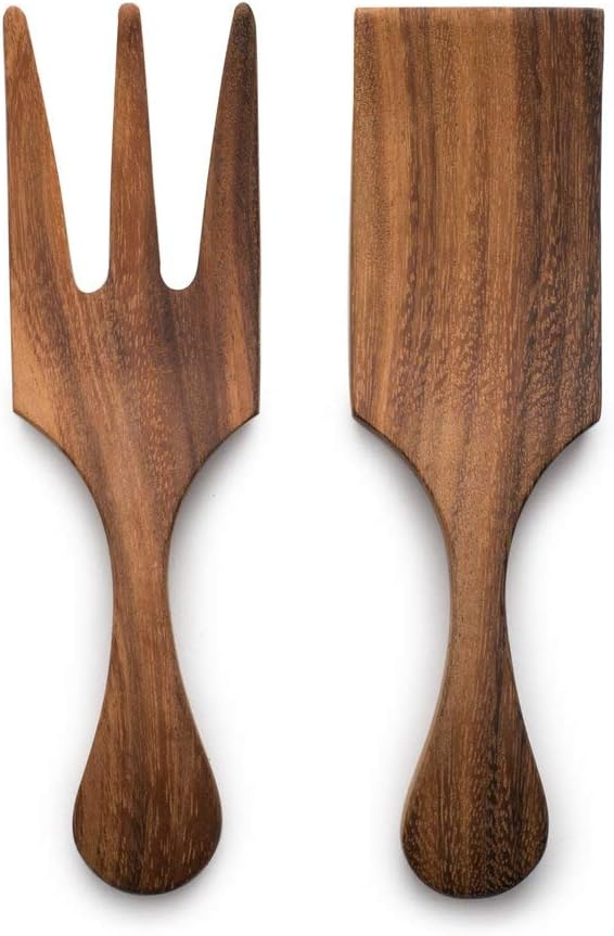 Ironwood Gourmet Servers, Medium, Large Tulip Salad Bowl