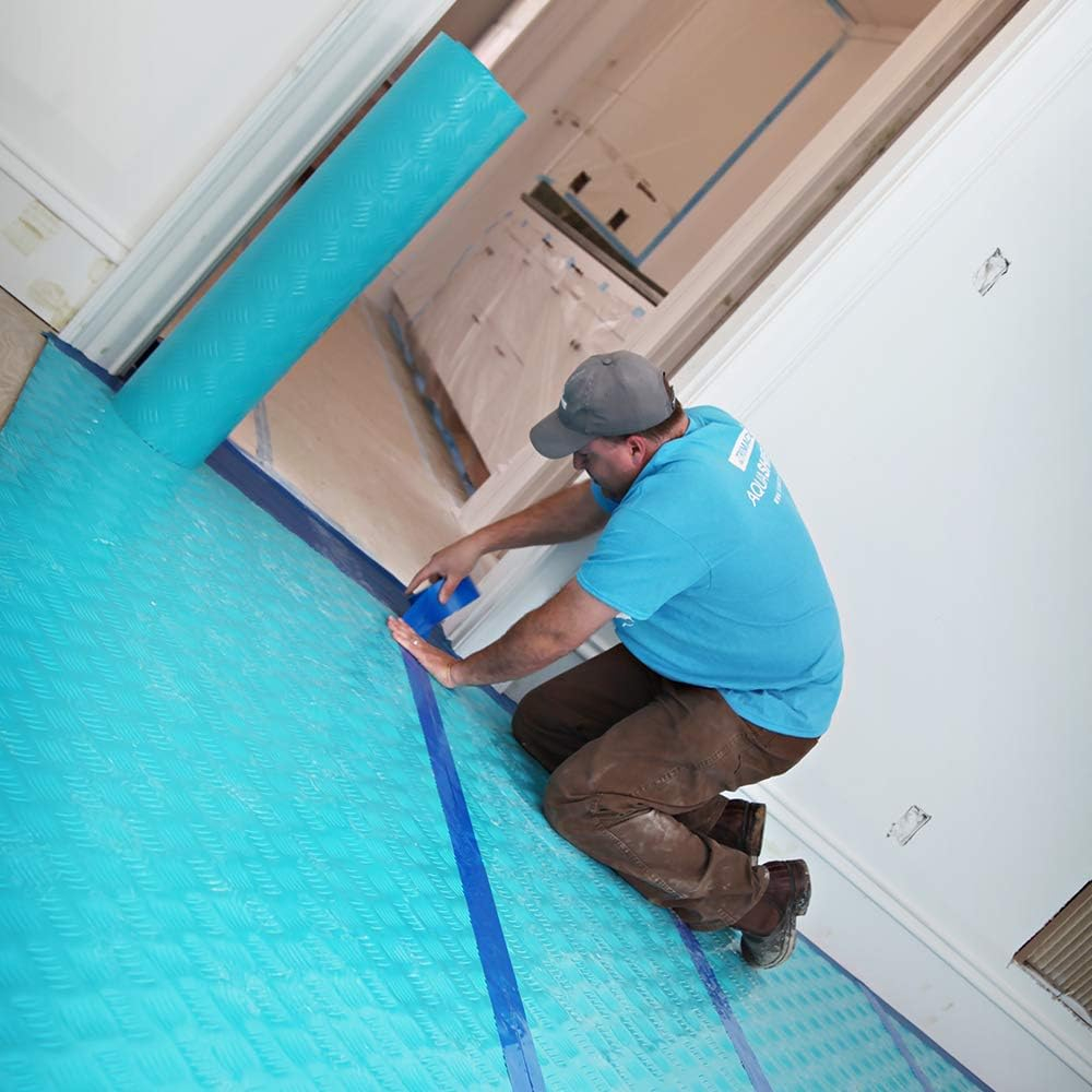 Trimaco Aqua Shield 3-inch Seam Tape for Surface Protection, 72mm x 55m