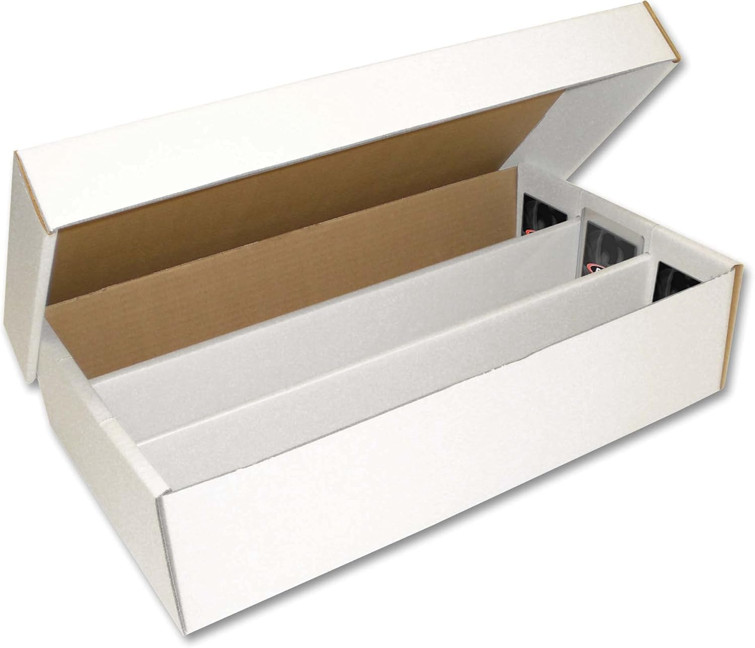 BCW 3000 Count 3 Row Super Shoe Trading Card Storage Box