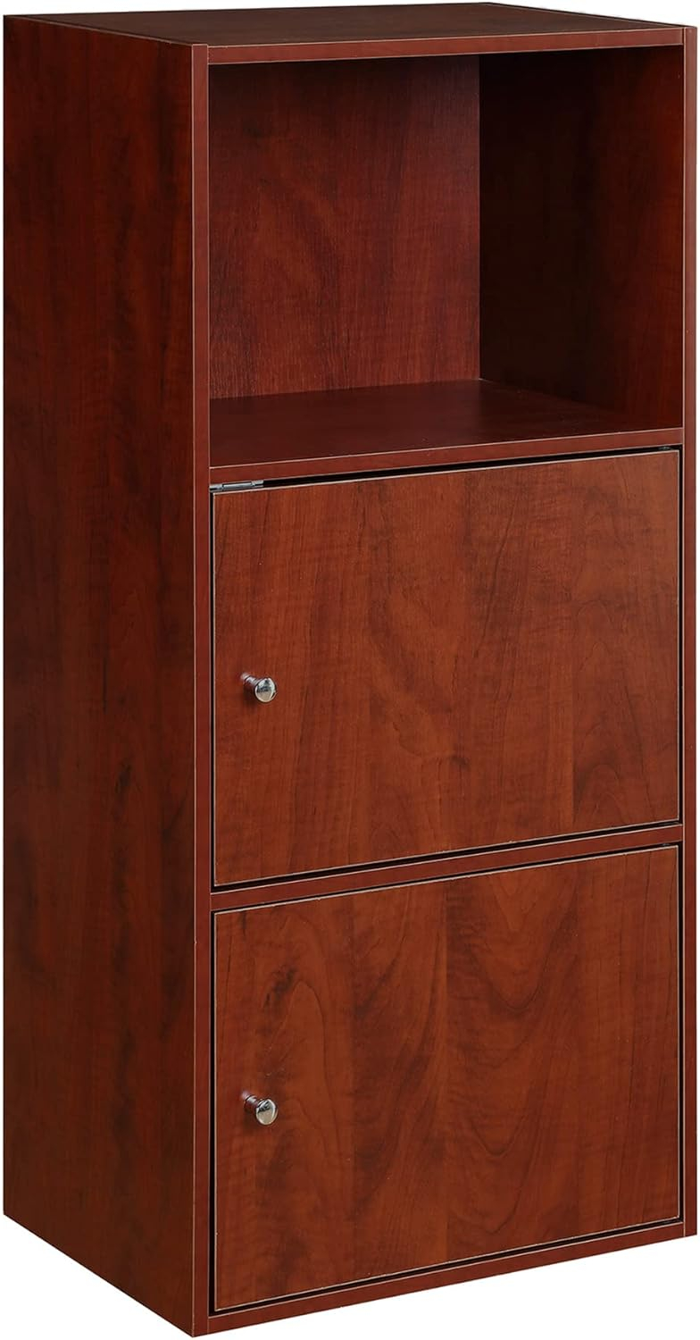 Xtra Storage 2 Door Cabinet with Shelf, Cherry