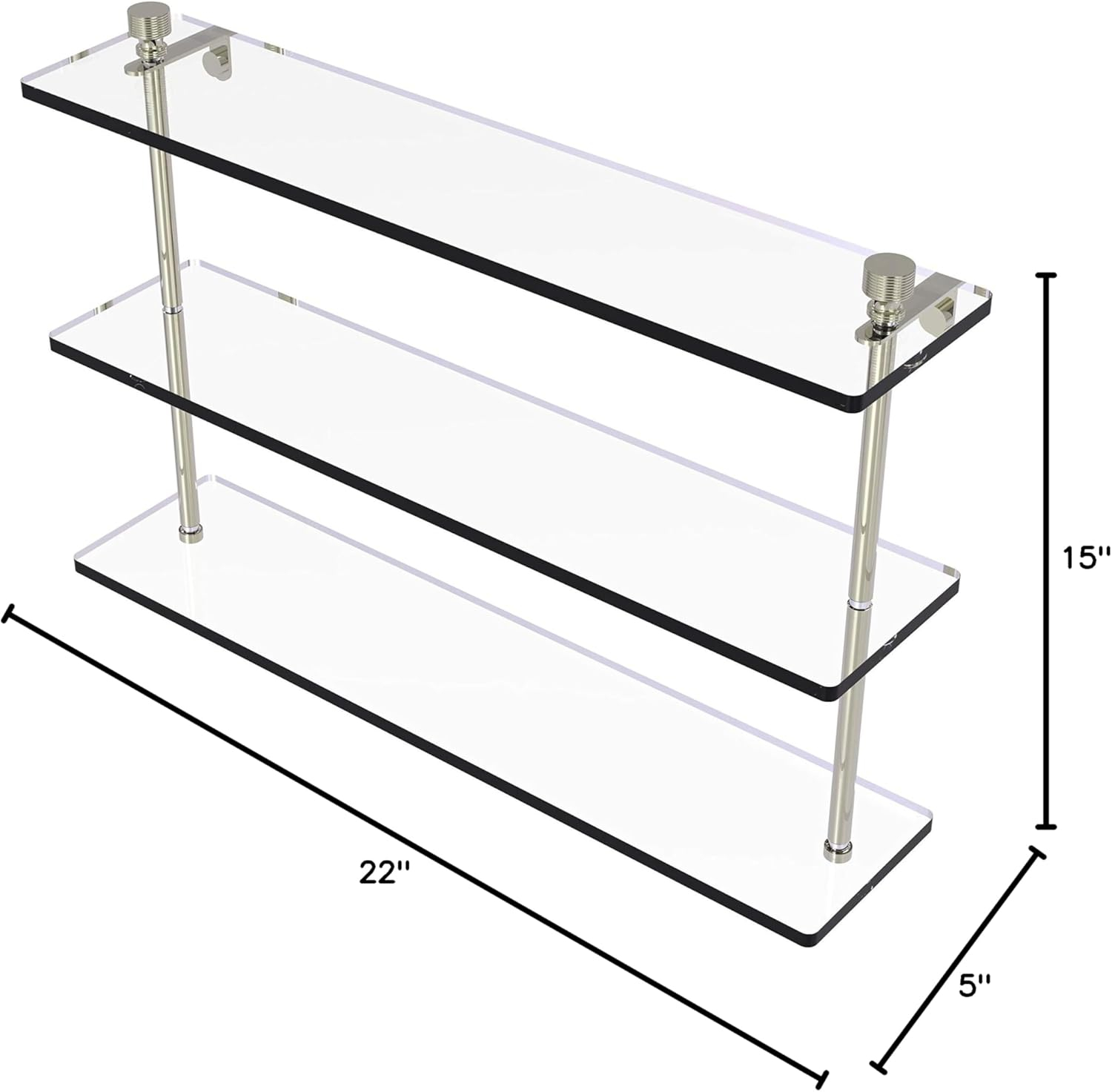Ballenas 3 Piece Tiered Shelf