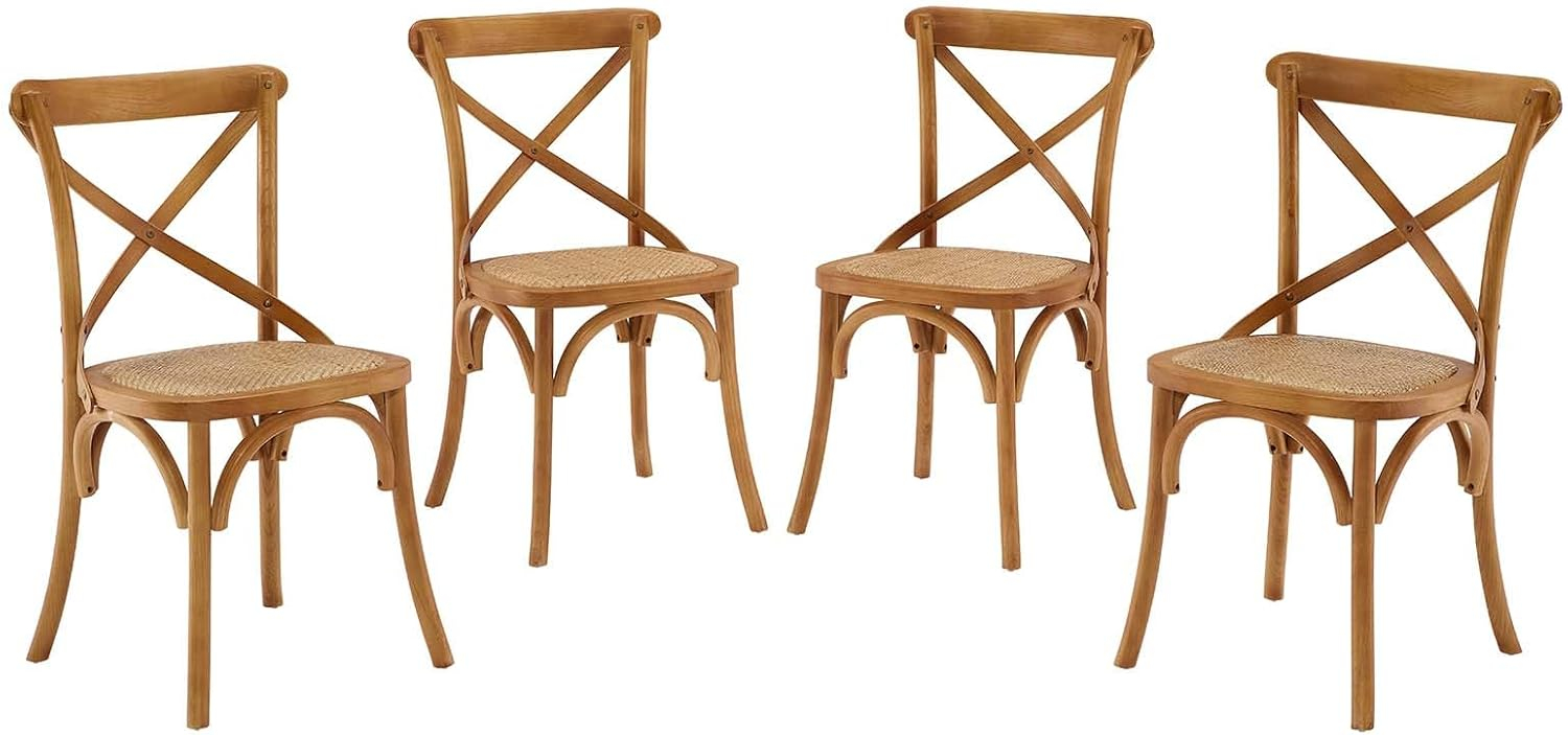 Modway Gear Dining Side Chair Set of 4