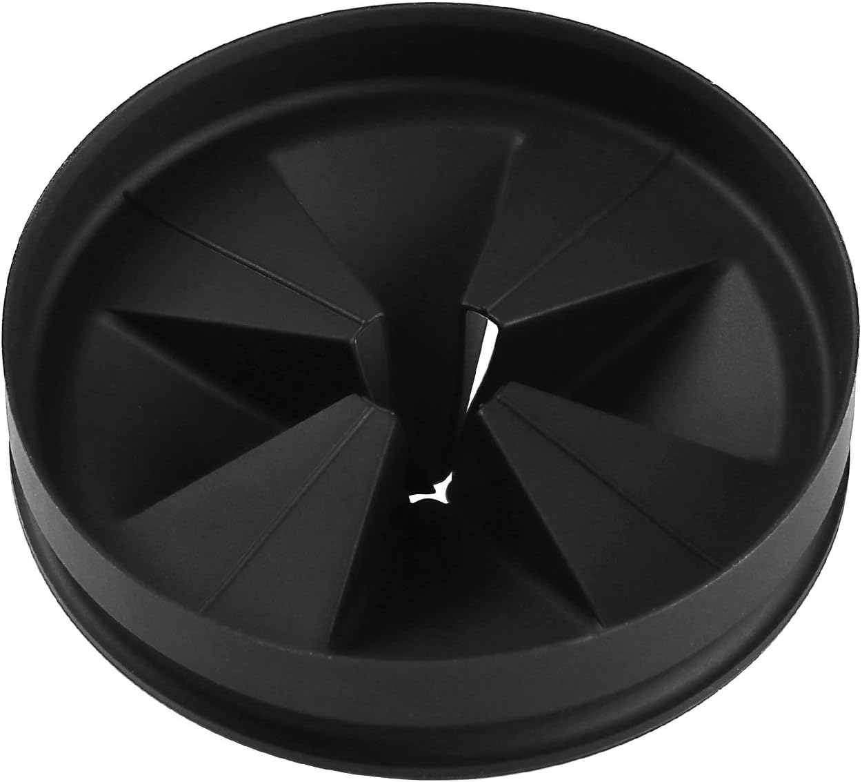 Sink Baffle QCB-AM, Replacement for Evolution Series, Garbage Disposal Splash Guards, Quite Collar, Drain Plugs, Disposer Accessories 3.25Inch (Black (1pcs))