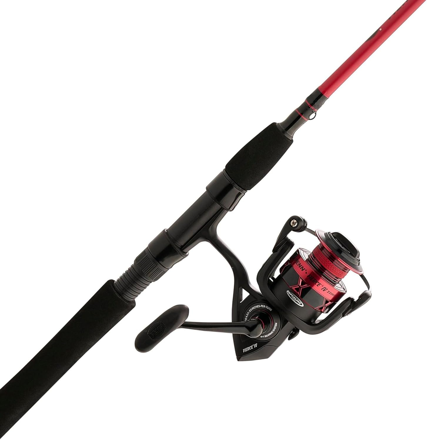 PENN Fierce IV Combo, 10' Heavy Fishing Rod, 8000 Size Reel