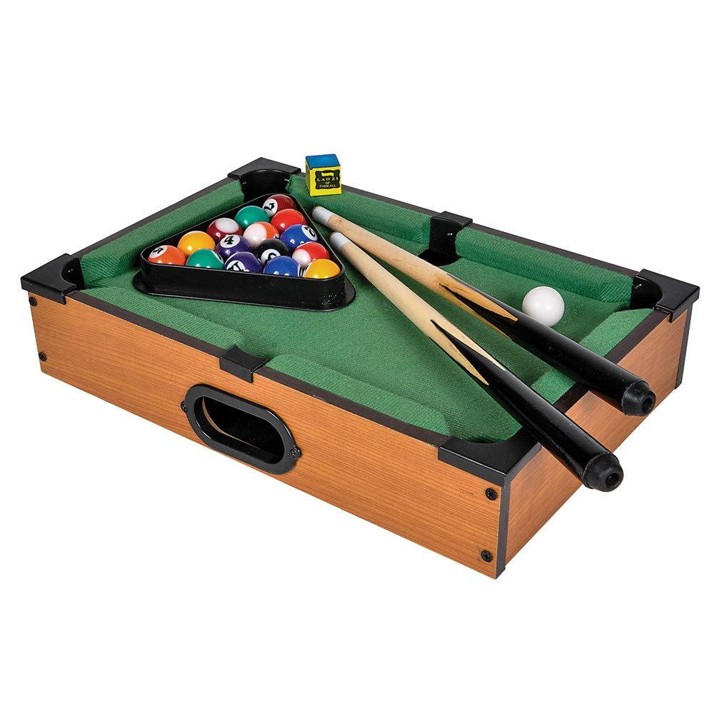 Mini Pool Table for Kids - Small Tabletop Pool Table for Adults and Kids - Fun Portable Mini Billiards Game - Great for Cats - Srenta
