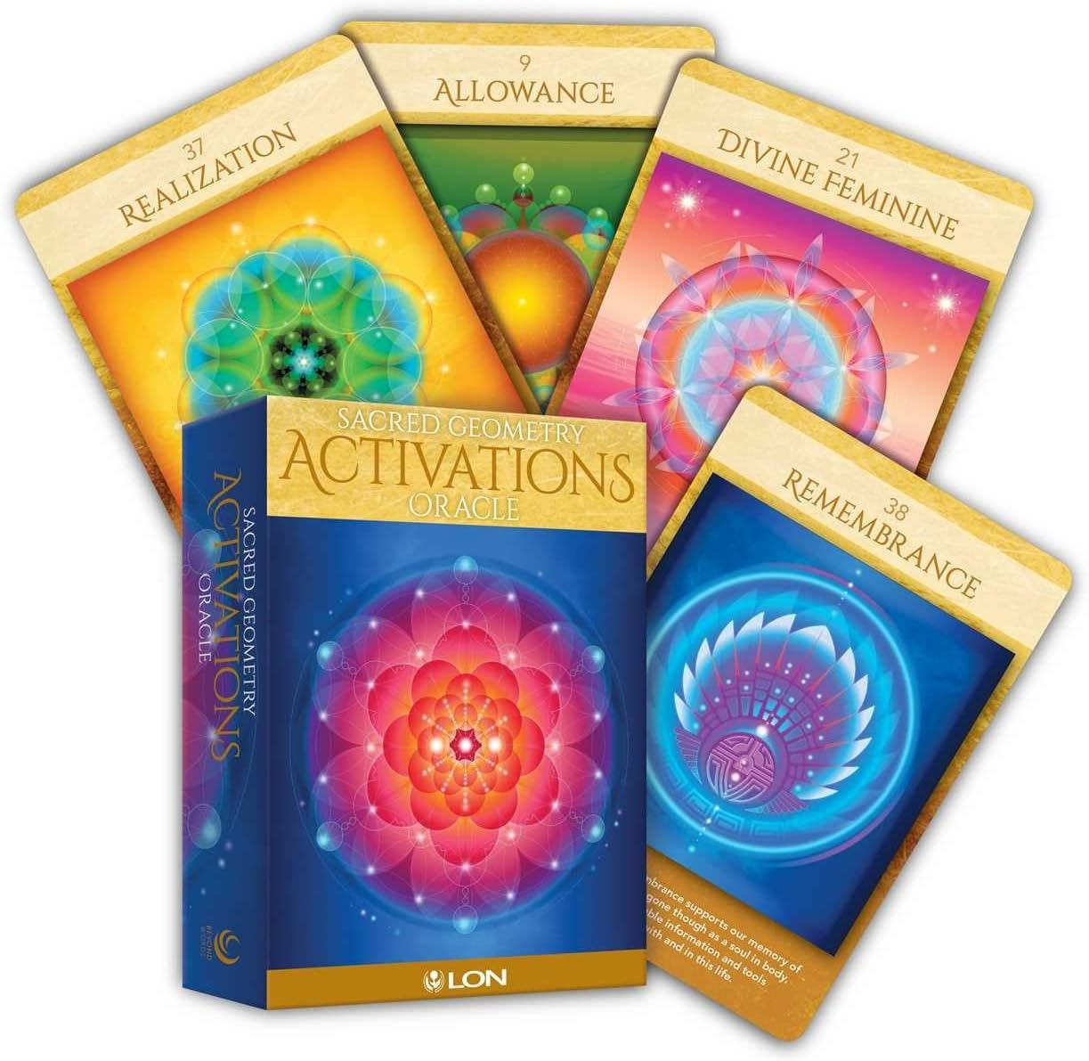 Sacred Geometry Activations Oracle - by  Lon (Mixed Media Product)