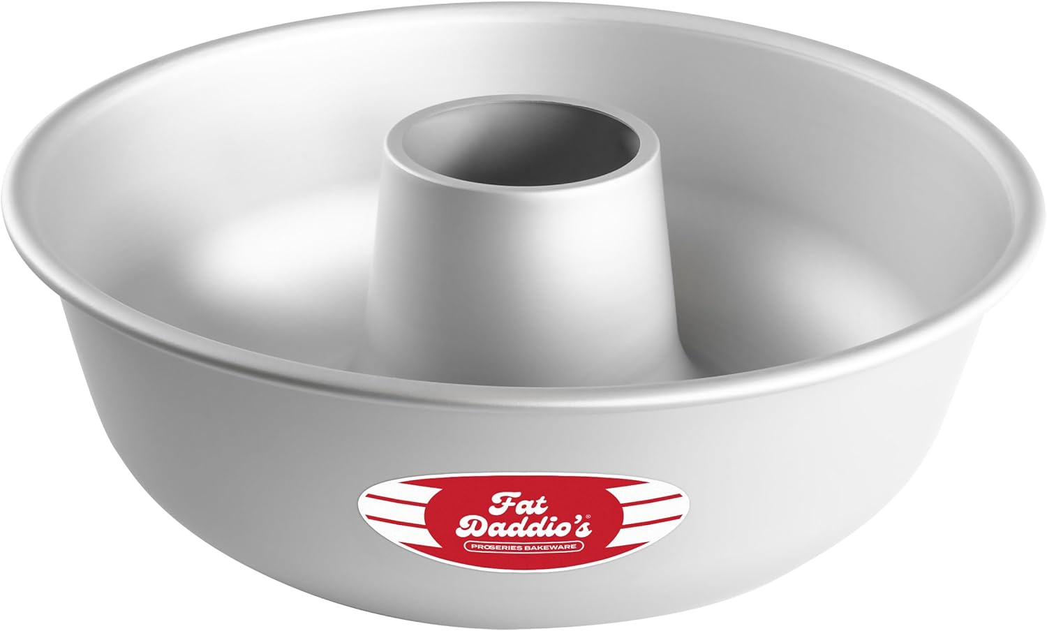 Fat Daddio's RMP-12 Anodized Aluminum Ring Mold Pan, 12 x 4 inch, Silver