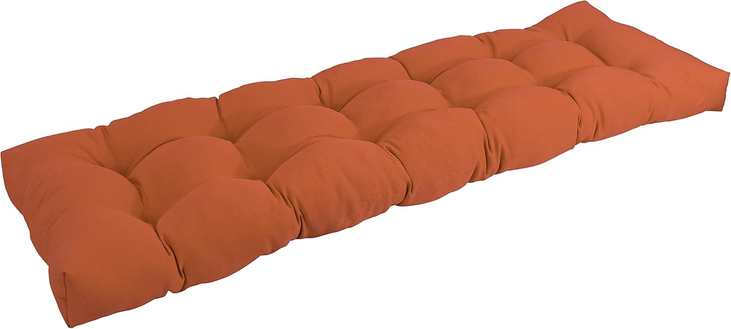 Blazing Needles 55-inch by 19-inch Tufted Solid Twill Bench Cushion