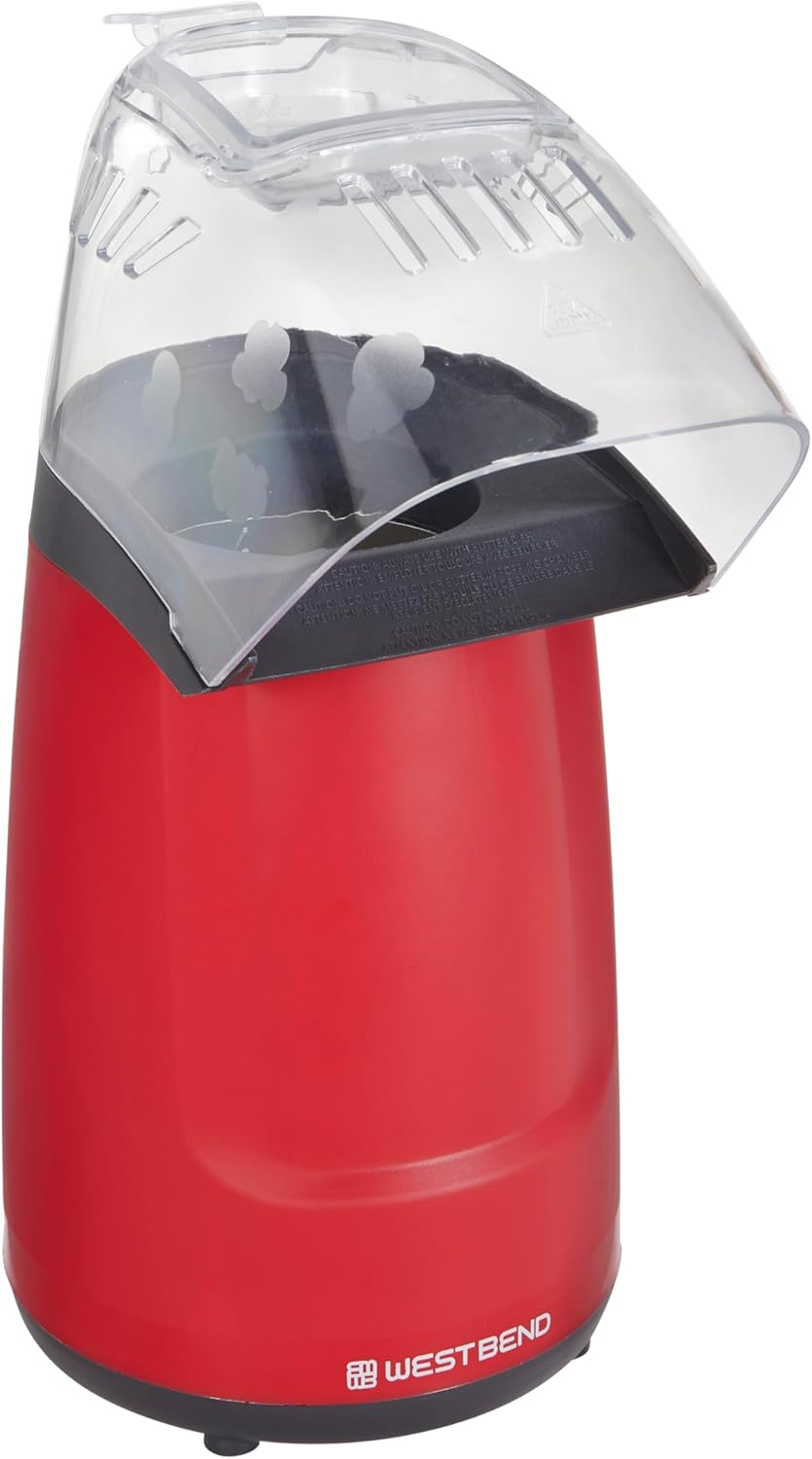 West Bend Air Crazy 4 Qt. Hot Air Popcorn Machine, in Red