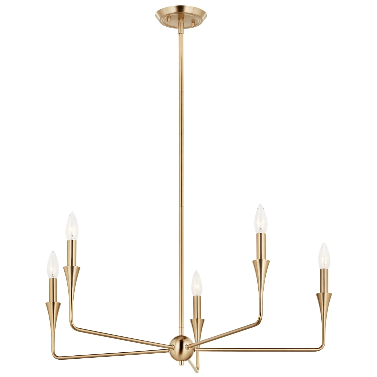 52693CPZ-Kichler Lighting-Alvaro - 8 Light Chandelier-24.25 Inches Tall and 11.5 Inches Wide-Champagne Bronze Finish