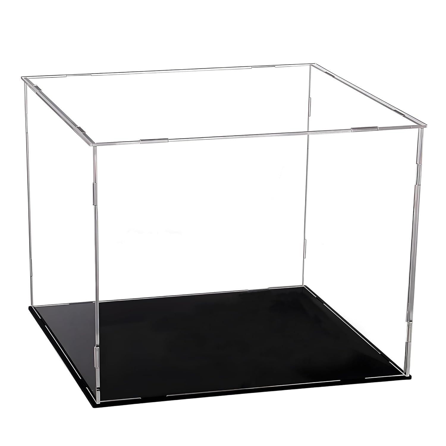 Evron Display Case for Collectibles Assemble Clear Acrylic Box Alternative Glass Case for Display Action Figures Home Storage & Organizing Toys (15.7x11.8x3.1inch;40x30x8cm)