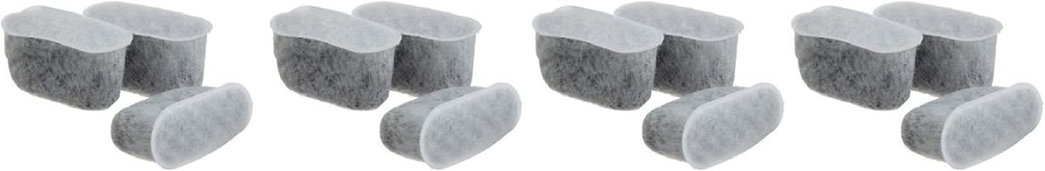 Nispira Activated Charcoal Water Filters For Capresso CoffeeTeam TS and CoffeeTeam GS Coffee Maker 4640.93 12 Pk