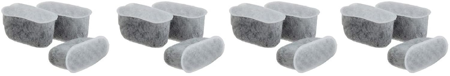 Nispira Activated Charcoal Water Filters For Capresso CoffeeTeam TS and CoffeeTeam GS Coffee Maker 4640.93 12 Pk