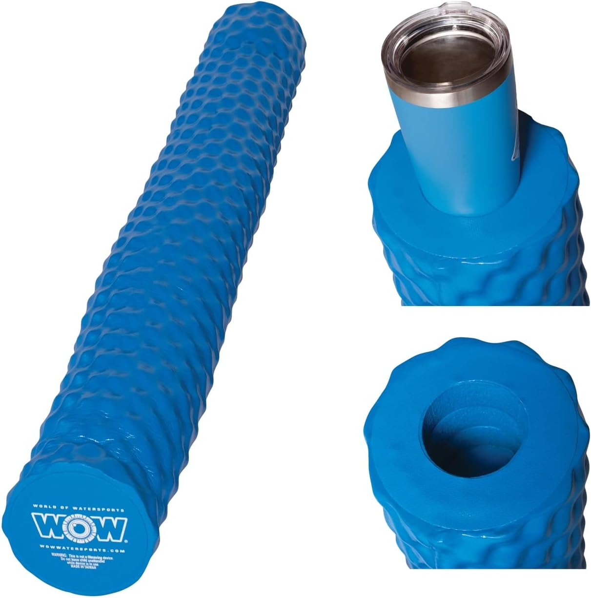 WOW Sports WOW Dipped Foam Pool Noodle 6.5" with Cup Holder (20-2400)