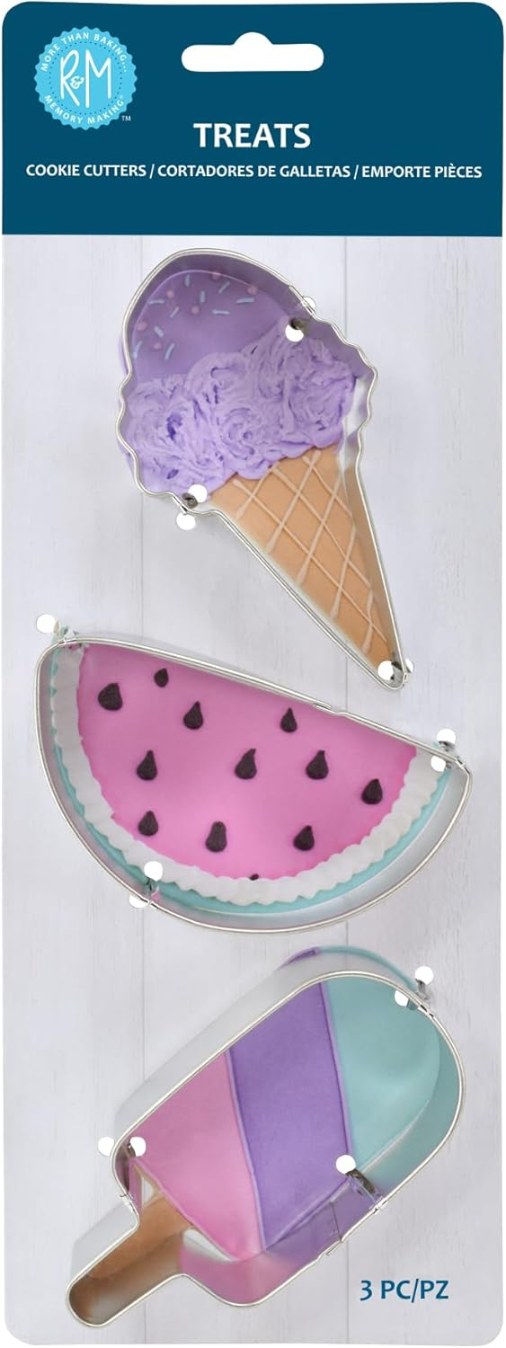 R&M International Treats 3 Piece Cookie Cutter Set