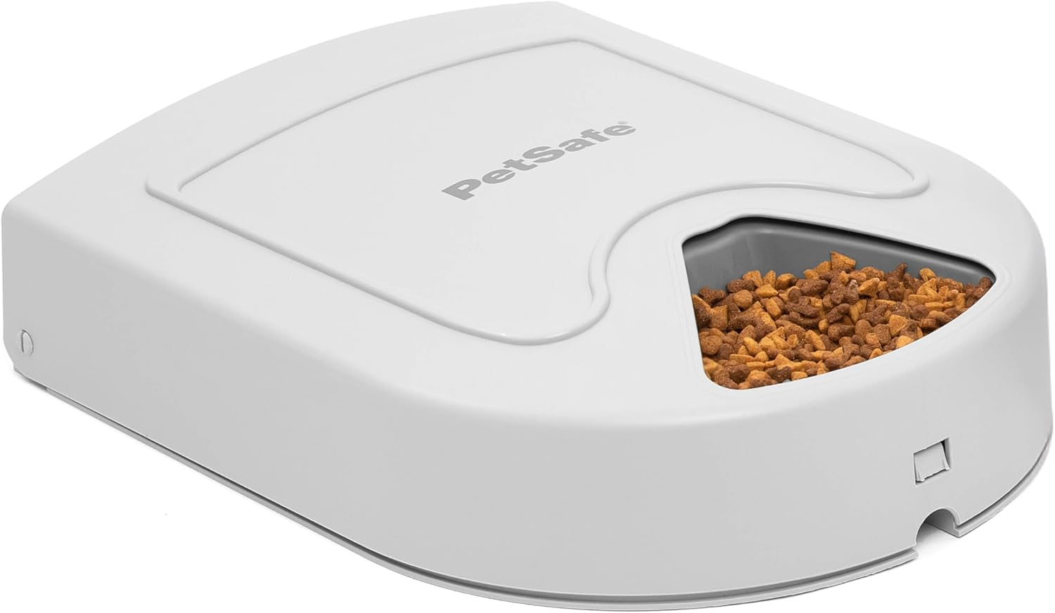 PetSafe 5 Meal Programmable Pet Food Dispenser, Automatic Dog and Cat Feeder - Dry or Semi-Moist Pet Food, Timed Cat Feeder or Dog Feeder, Slow Feed Portion Control (5 Cup/40 Ounce Total Capacity)