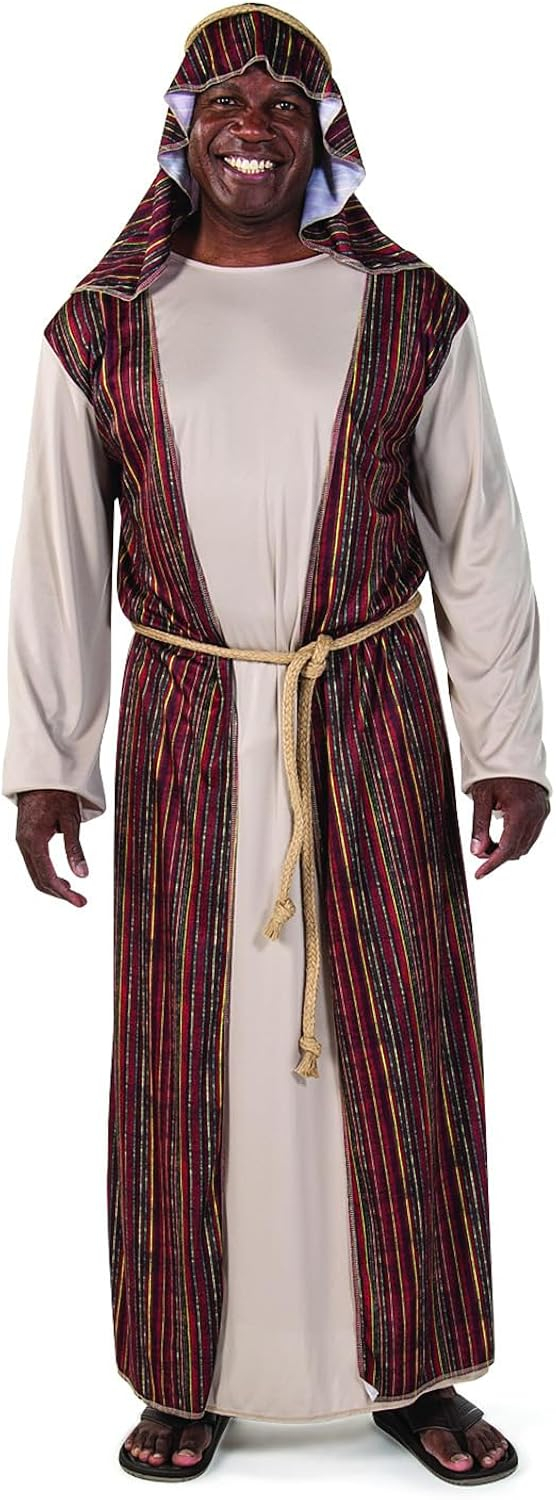 Deluxe Adult Joseph Costume - Apparel Accessories - 3 Pieces