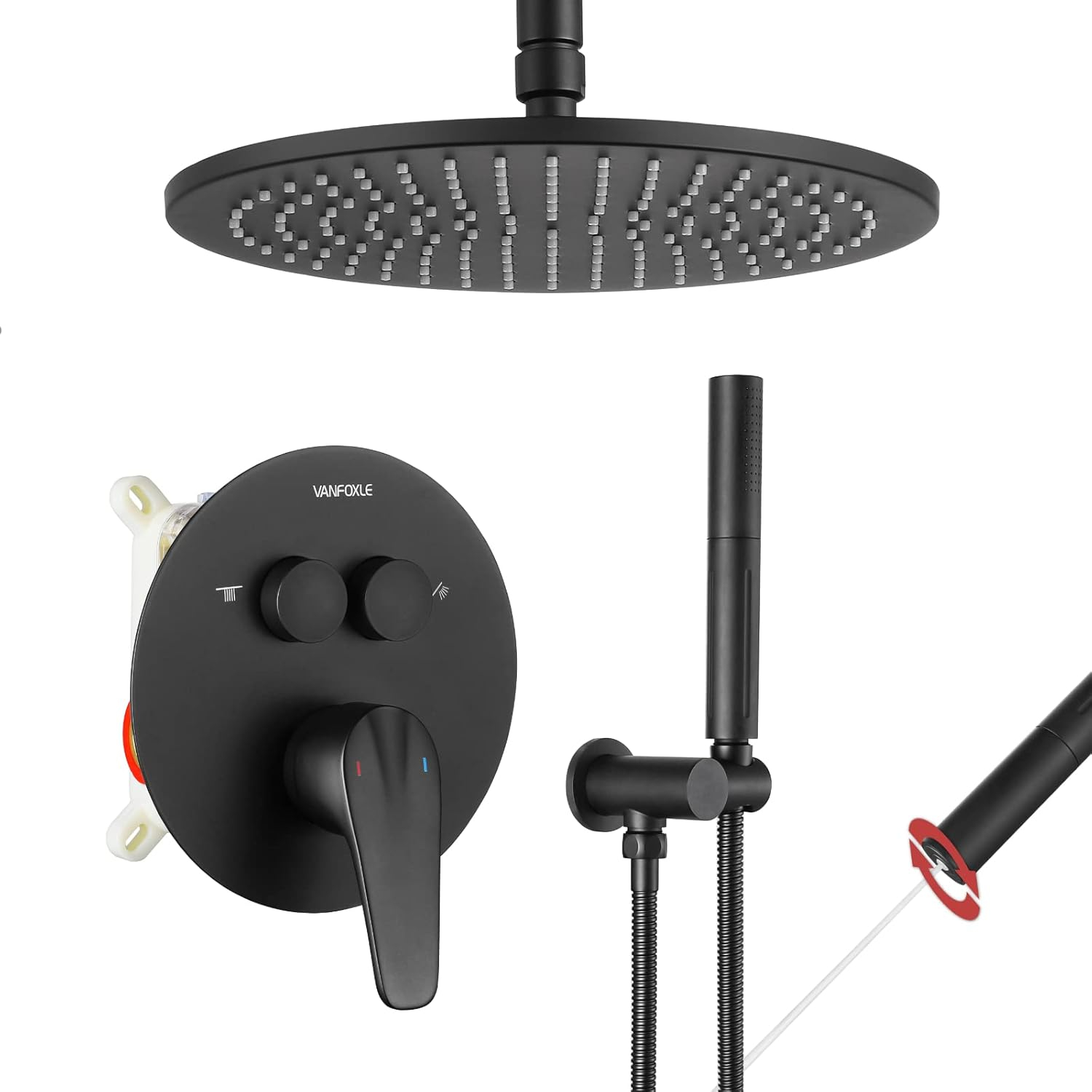 Dual Function All-In-One Kit with Rough in-Valve