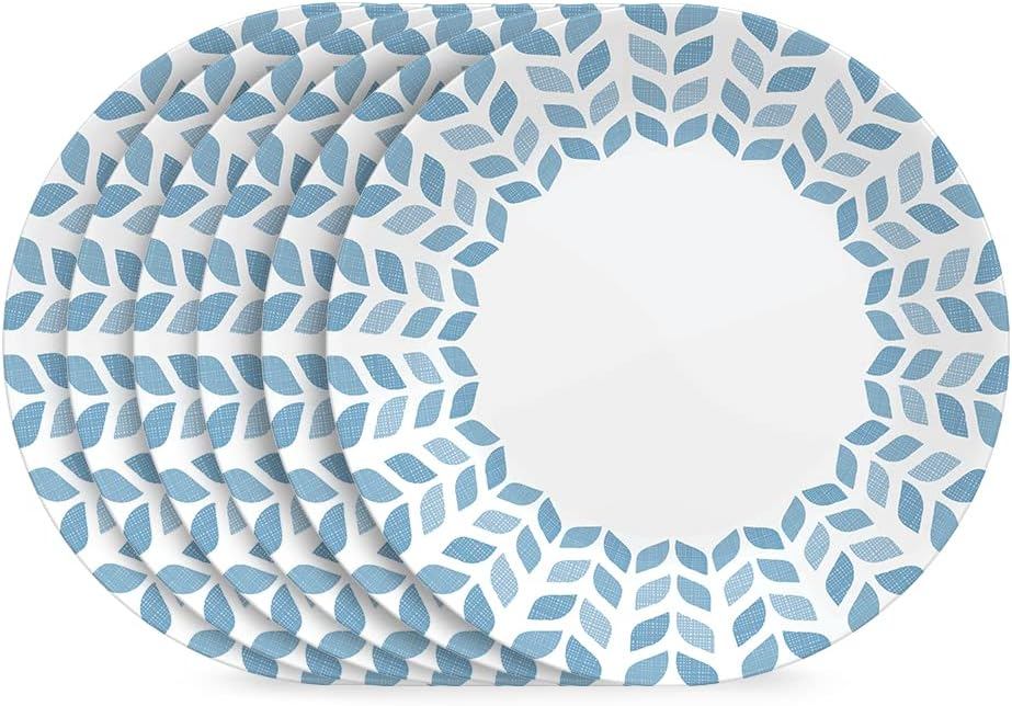 Corelle Northern Pines 10.25" Glass Dinner Plate (Set of 6)