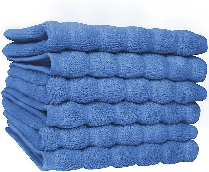 Classic Turkish Towels CTT Premium 2 Pack Bath Towels Set, Made with 100% Turkish Cotton, Spa & Hotel, Quick Drying Towels, Absorbent & Comfy | 27"x54" (Blue)