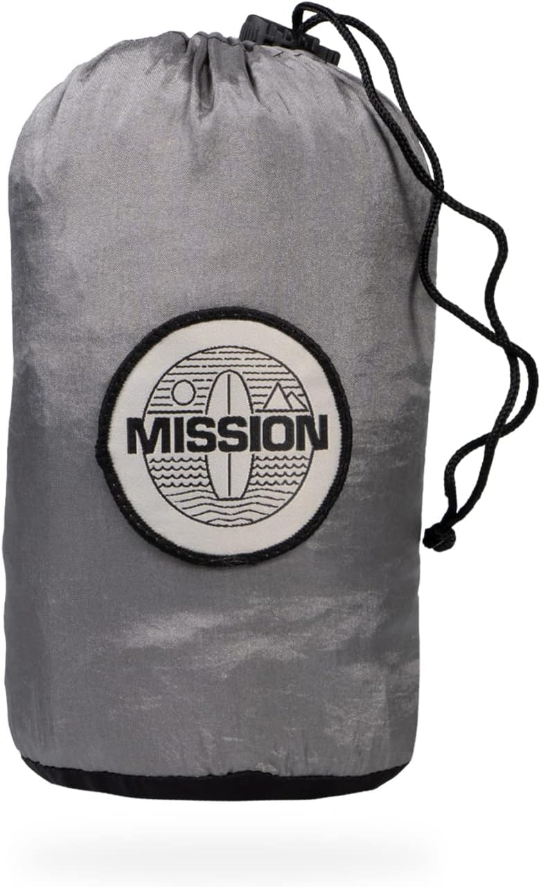 Lazy Grey Nylon Boat Hammock with Adjustable Straps